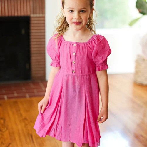 Pink button square - pink,