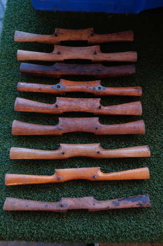 Vintage wooden handled - 9,
