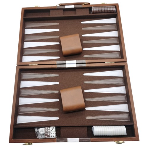 Folding backgammon set - backgammon,