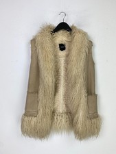 A&G Beige Faux Fur Gilet