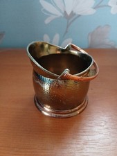 Rare Heavy Brass/Copper Small Coal Bucket