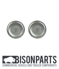 FRONT OR REAR SILVER HUB CAP