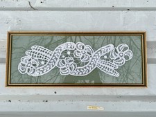 VINTAGE FRAMED HANDMADE IRISH