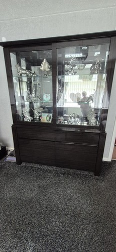 Black wood glass - black, &