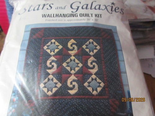 Wallhanging quilt kit stars - quilt, kit.