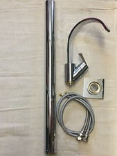 HERITAGE BATHROOMS ZAAR FREESTANDING BATH FILLER   CHROME 