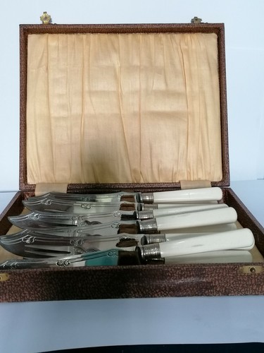 Vintage set fish knives - 6,