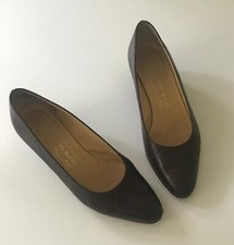 Bruno Magli Dark Brown Court Shoes Size 4.5/eu 37.5