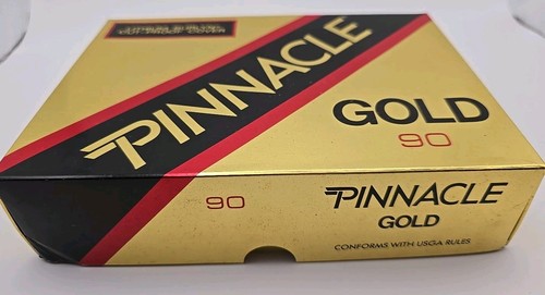 Pinnacle gold golf balls - gold,