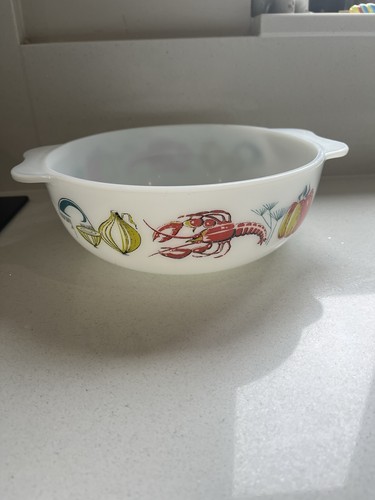 Vintage jaj pyrex casserole - pyrex,