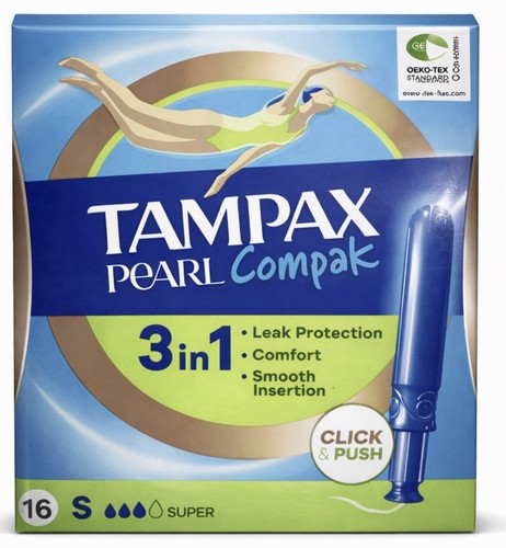 Packs count tampax - 5x, 16
