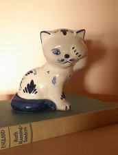 Delfts handpainted cat