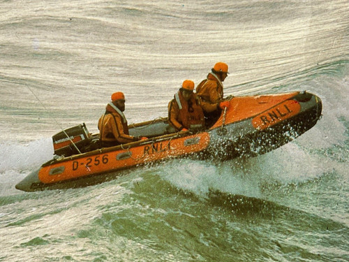 Rnli lifeboat postcard real - rnli,