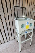 Sand Blasting CabinetSBC90 and Support Stand . Bench Top Blast Cabinet and Stand
