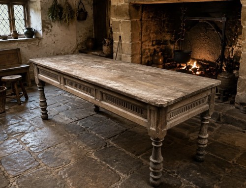 Period oak farmhouse kitchen - farmhouse,