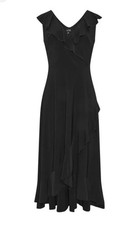 Long Tall Sally Black Ruffle