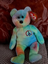 Ty Beanie Babies Peace Bear