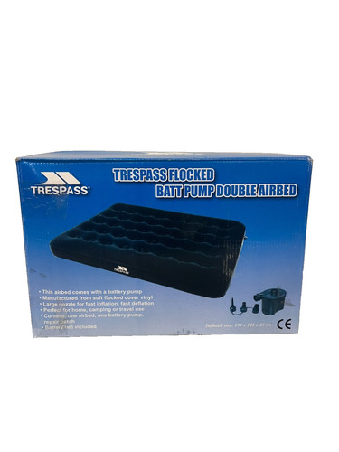 Trespass flocked battery pump - battery,