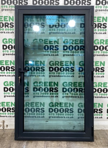 Wide aluminium back door - wide, ral