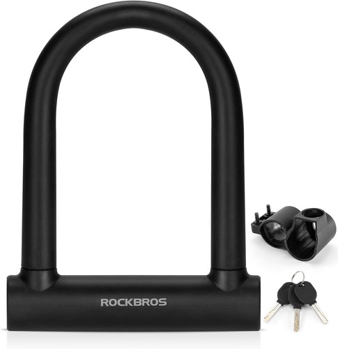 Rockbros bicycle lock steel - bicycle, u-lock