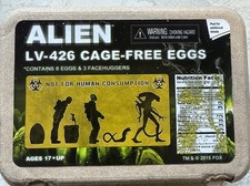 ALIEN : Egg Set Figure in Collector Carton LV-426 Cage-Free Eggs