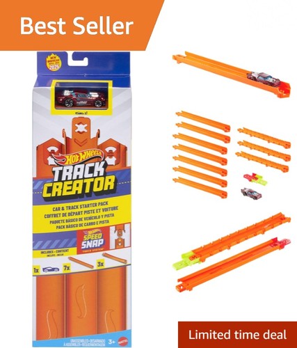Engaging hot wheels track - track, set