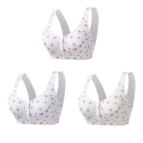Snap front bras - bras, button