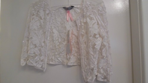 Lipsy ivory emb lace white - lipsy,
