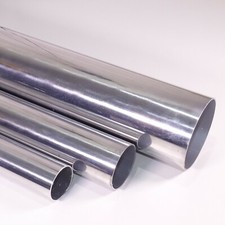 Polished Aluminium Round Tube
