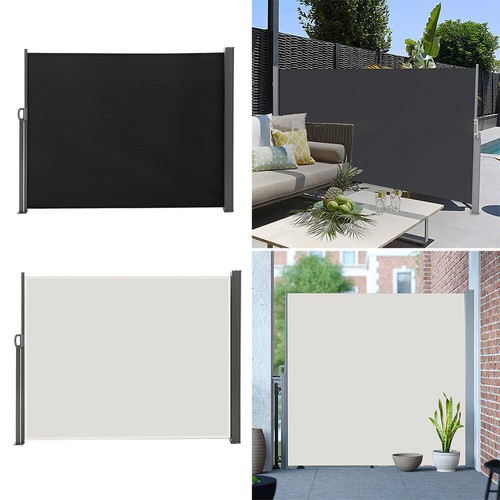 Retractable side awning - side,