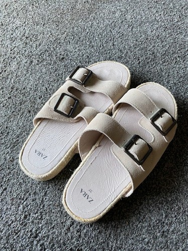 Zara suede beige - beige, colour