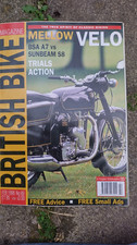 British Bike magazine February 1995 BSA A7 / Sunbeam S8 / tiger 900 / velocette