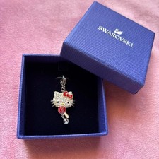 Swarovski Hello Kitty Charm Lollipop Engraved With box