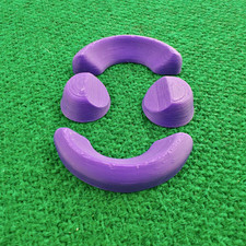 Set of 4  PURPLE Bowls Wedges