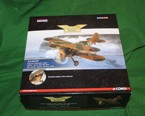 Corgi aviation archive gloster - aviation,