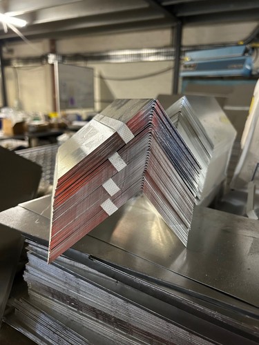 Aluminium roofing soakers - roofing, 9"
