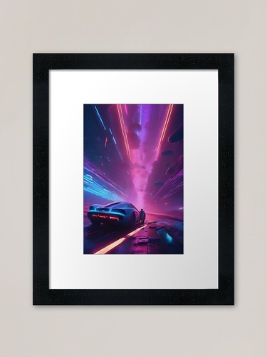 Supercar neon futuristic - supercar,