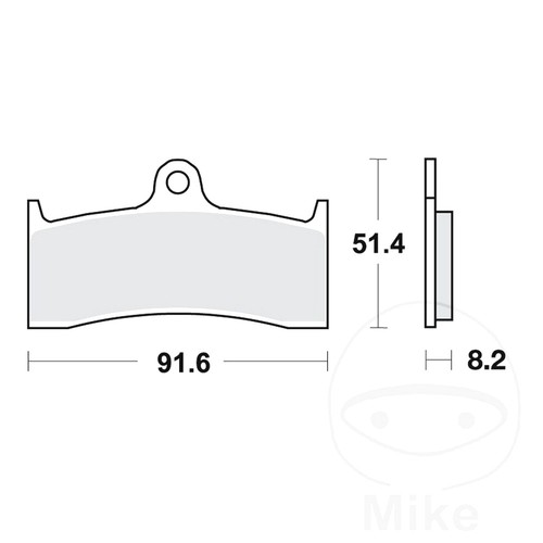 Trw brake pads sintered front - trw,