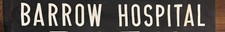 1969 Bristol area Bus blind destination - Barrow Hospital