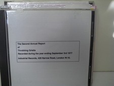 Throbbing Gristle : Second Annual Report of... CD-91 Mute-Nr Mint-UK SELLER