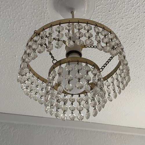 Vintage retro crystal effect