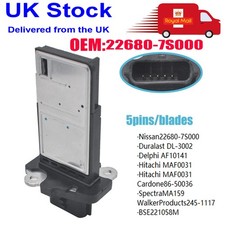 Mass Air Flow Meter MAF Sensor For NISSAN NAVARA X-TRAIL QASHQAI 22680-7S000 New