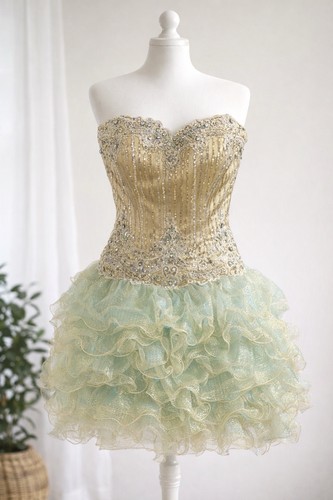 Hannah strapless beaded - s,