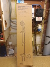 bar shower thermostatic wras approved thermo cool touch sold by Travis perkins 