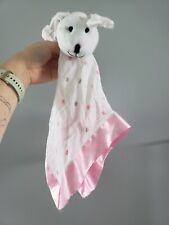 ADEN & AND ANAIS pink MUSLIN BUNNY RABBIT SOFT TOY COMFORTER BLANKET stars