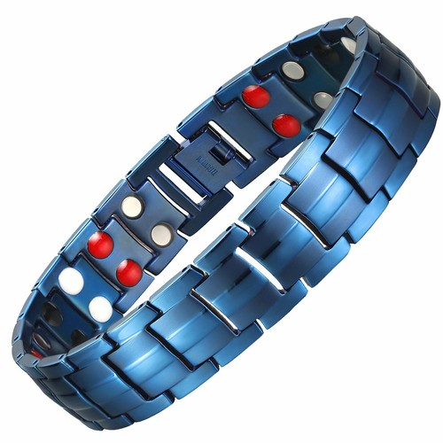 Blue titanium double row - titanium,