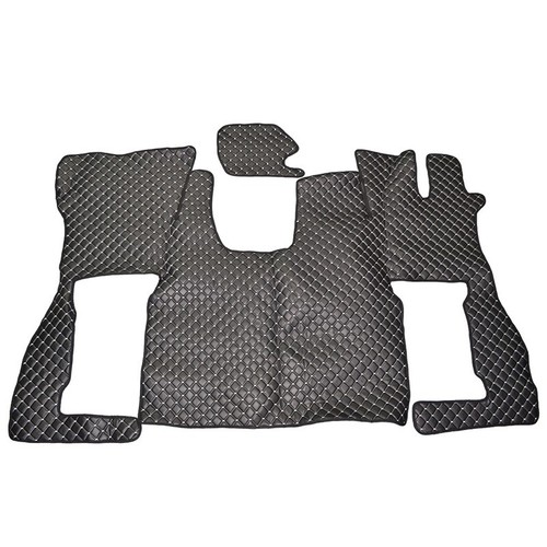 Eco leather black - eco, black/white