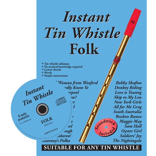 Instant tin whistle folk cd - tin,