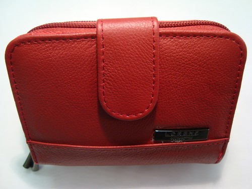 Real leather ladies purse - leather,