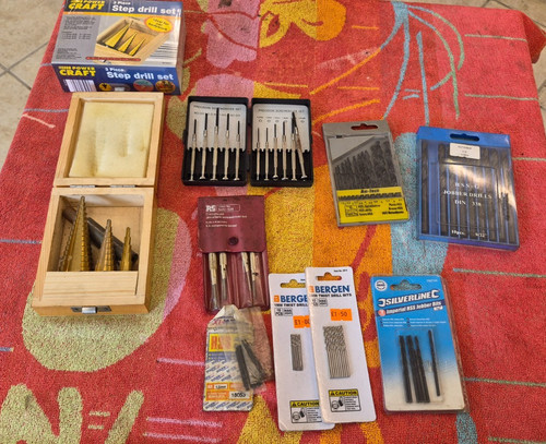 Joblot hss drill bits step - joblot,